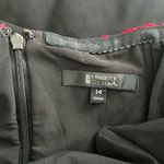 Badgley Mischka Floral Popover Gown, Black & Red, Size 14 Retail $890.00 Photo 6