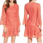 Eliza J {6} NWT Coral Lace Bell Sleeve Dress Photo 1