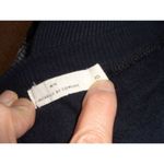 NEW "Michelle By Comune" women's XS navy cropped sweatshirt Elbow cutout Blue Photo 2