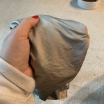 Aerie Iridescent Taupe One Piece Swimsuit High-Cut Scoop Neck size Small Photo 6