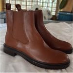 Madewell  The Benning Chelsea Brown Leather Boots Photo 1