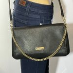 Kate Spade Laurel Way Greer Leather Crossbody Shoulder Bag black Photo 6
