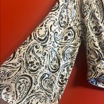 ZARA  Black and White Paisley Blouse size S Photo 1