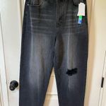 Tinseltown High Waist Loose Mom Jean  Vintage Black Womens 13 Photo 0