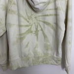 Reformation Jeans Green Tie Dye Pullover Hoodie Womens Small White Photo 4