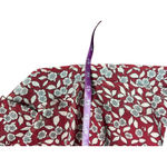 Ba&sh Bonnie Midi Dress In Bordeaux Floral Print Size 4 XS Photo 6