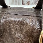 Burberry Brown Leather Bowler Bag Photo 8