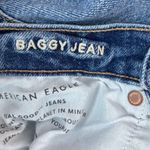 American Eagle  Baggy Denim Jeans Size 2 High Rise Distressed Medium Wash Photo 6