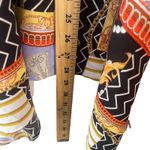 Marc New York  Women Small Geometric Asymmetric Mixed Media Scarf‎ Skirt Photo 7