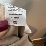 Talbots NEW  plus size paisley print curvy slim crop tan brown pants size 24W Photo 8