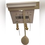 Simply Noelle  Earrings Gold Tone Orb New with Tags Photo 4