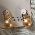 Kate Spade Elegant RoseGold Pearl Earrings Photo 2
