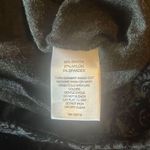 Valerie Stevens Womens Large Black Velvet Burnout Mid Rise Cropped Pull On Pants Photo 5