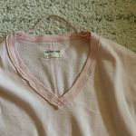 Free People  venice v neck sweatshirt size large in pink Photo 2