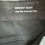 DL1961 Bridget Boot High Rise Instasculpt Crop Jeans Black Coated 27 Photo 9