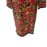 Papell Boutique Papell‎ Boutique Size 10 Black Pearl Rose Chain Midi Dress Photo 2