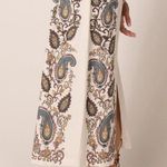 Cleobella Jolene Veneto Paisley Ivory Ankle Midi Linen Dress Boho Indie Cottage Photo 14