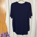 Lane Bryant Navy Women's Short Sleeve Top Size 14/16 Photo 4