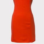 Lulus Lulu’s Mini Halter Bodycon Dress Red Orange Large Photo 5
