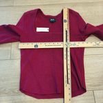 Maeve NWT  x Anthropologie Square Neck Bell Sleeve Sweater Shimmer Size L Photo 3