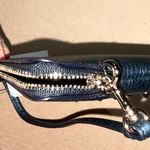 Coach  Star Rivet Metallic Blue Wristlet NEW Photo 11