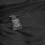 Lulus  Womens Chic Perspective Black Satin Tie-Front Puff Sleeve Top Size L Photo 8