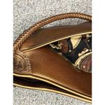 Brighton Helena Heart Crossbody Bag Metallic Gold Bronze Croc-Embossed Photo 10