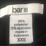 Bar III Womens Drapey Sleeveless Cocktail Dress 10940 Black Size XXS Photo 6