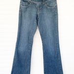Lee One True Fit Blue Flare Wide Leg Jeans size 4 Photo 0