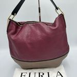 Furla Hobo Bicolor Leather Shoulder Bag Photo 1