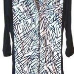 BCBGMAXAZRIA Vintage ✨- 90's Bcbg MaxAzria zebra combo jersey shirt dress Photo 0