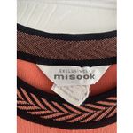 Misook  Women's Small Orange Knit Sleeveless Top Shell Corp Career Clean Girl Photo 3