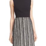 Milly Women’s Size 2 Black and Metallic Tweed A-Line Dress Photo 6