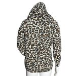 Lou & grey Sweatshirt Women XXSP Fluffy Fleece Hoodie Brown Tan Peyote Cheetah Photo 2