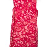 Ann Taylor Silk Blend Women’s Animal Print Floral Sleeveless Dress Pink Size 8 Photo 1