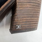 Sam Edelman  Size 10 Alison Western Mule in Black Suede Evereve Stacked Heel Photo 4