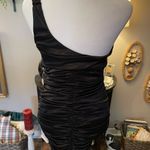 Ruby Rox  Y2K one shoulder body con dress with black & zebra.​ Photo 3