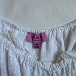 Francesca's Mi Ami  White Dress Puff Sleeve Photo 3