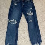 American Eagle Outfitters Distresses Tom girl Jeans Size 2 Photo 0