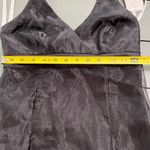 David's Bridal NWT  Halter Satin Tea-length Black Event Dress Whimsigoth Photo 10