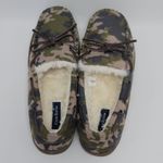 Club Room Faux Fur Lining Camouflage Moccasin Slip On Boat Shoes Size M 8 Photo 1