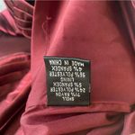 Adrianna Papell Burgundy Shimmer Taffeta Layered Sheath Dress Size 4 Photo 4