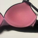 Victoria's Secret Victoria Secret PINK Wear Everywhere Wireless Push Bra 32DD Red Rhinestone Heart Photo 7