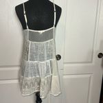 Aeropostale RETRO PATCHWORK SHEER CREAM LACE CAMI TUNIC ROMANTIC BOHO Photo 2