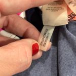 Vince Camuto Navy orange pink Floral Print Faux-Wrap Dress Size 4 Photo 7