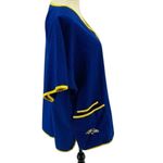 NFL Baltimore Ravens Scrub Top Purple Yellow Trim XLarge Photo 2