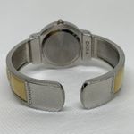 Studio women watch silver tone 32mm round quartz analog cuff bracelet running Photo 3