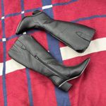 Fashion to figure  tall black faux leather extra wide calf knee high boots Photo 1