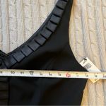 Chetta B  Women's Black V-neck Sheath Dress Sz 12 Photo 8