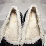 Sam Edelman Womens 7.5 Laurs Cozy Lining Black Patent Chunky Loafer Preppy Goth Photo 5